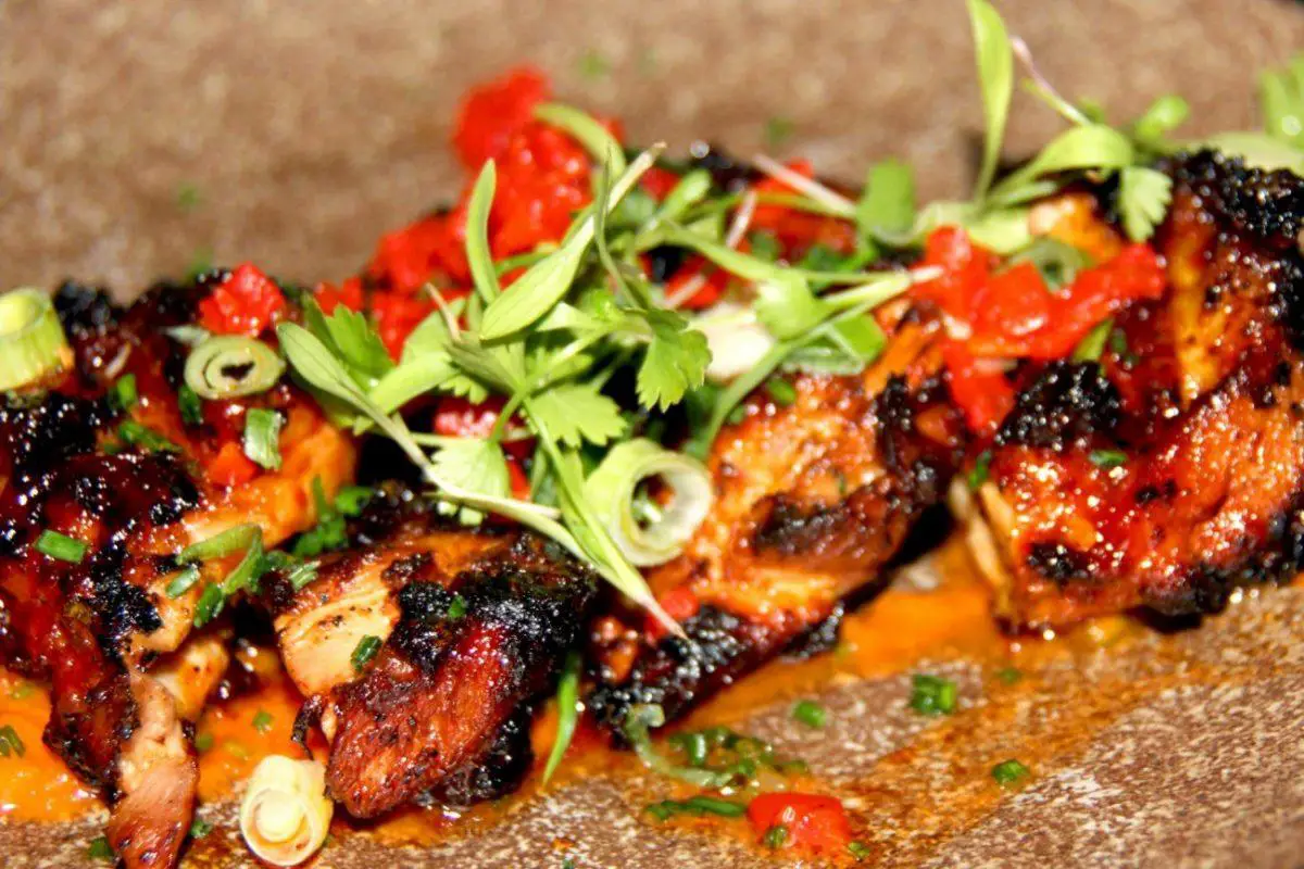 peruvian barbecue at senior ceviche peruvian restaurant in kingly court in london peruvian barbecue at senior ceviche peruvian restaurant in kingly court in london