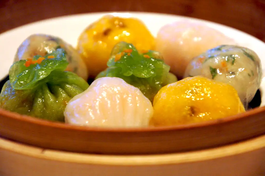 steamed dim sum platter at min jiang in london steamed dim sum platter at min jiang in london
