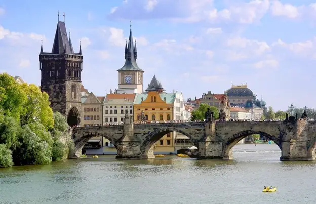 Angel Bridge in Prague Czechia Weekend Trip from Vienna