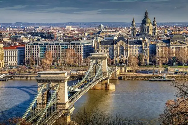 Bridge in Budapest Hungary Weekend getaway from Vienna