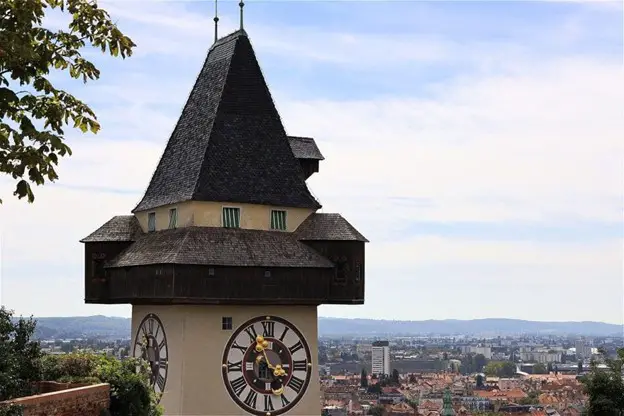 Famous landmarks in Austria Graz Clock Tower – Graz