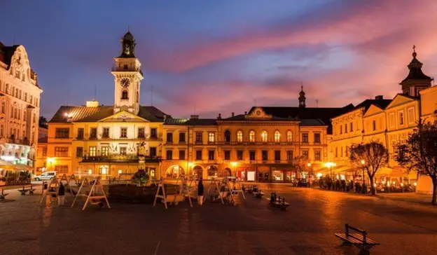 market square in cieszyn poland day trip from Vienna