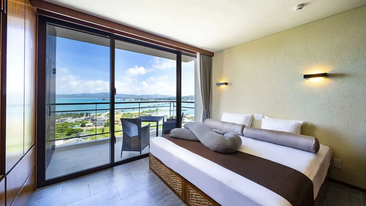 Where to stay in Okinawa Nago Kouri Island Resort Bedroom