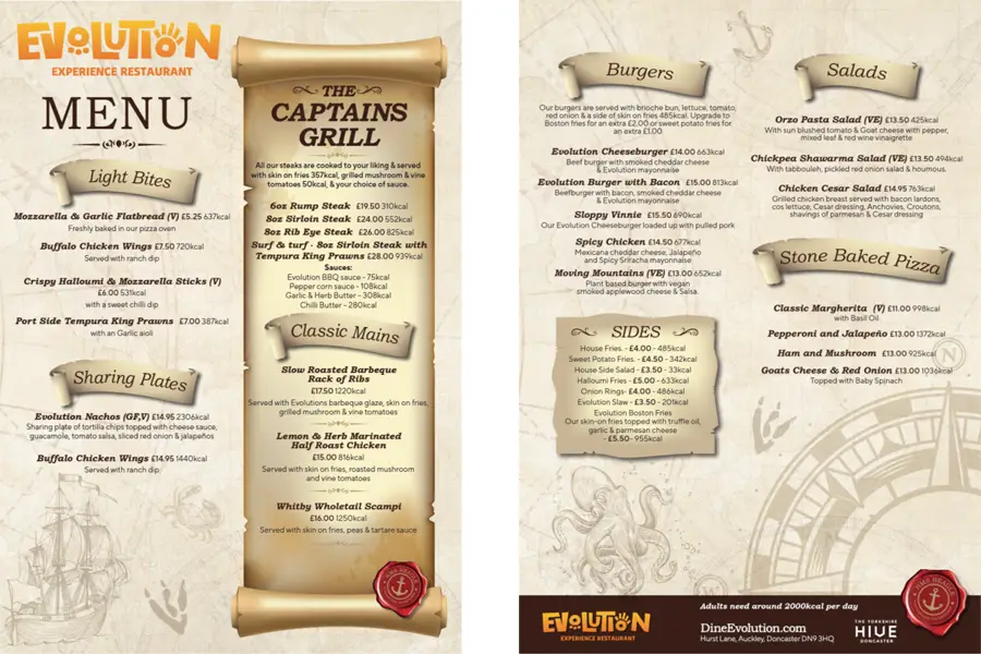 Yorkshire Wildlife Park Review Evolution Restaurant Menu Yorkshire Wildlife Park Review Evolution Restaurant Menu