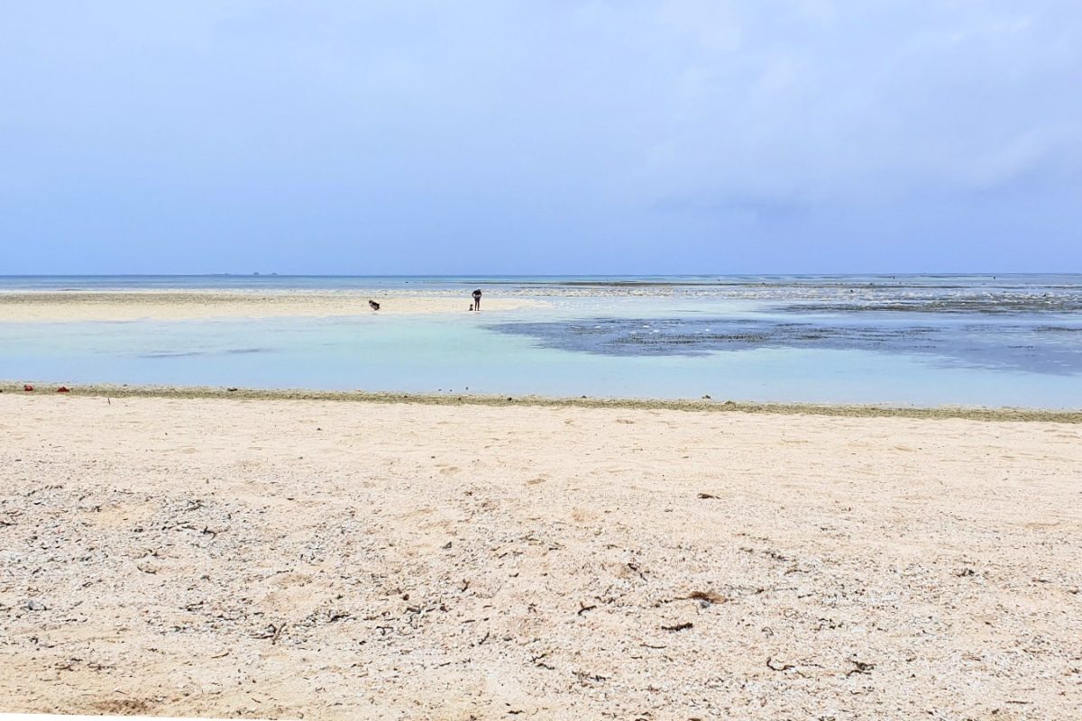 20190519 131148 edited Shallow turquoise water and sandbar at Kondoi Beach