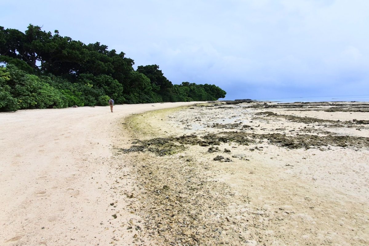 20190519 141132 edited Shoreline walk towards Kaiji Beach on Taketomi Island