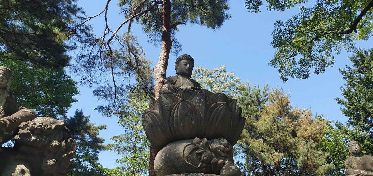 20190524 133908 Stone Rakan statues at Kita-in Temple, Kawagoe