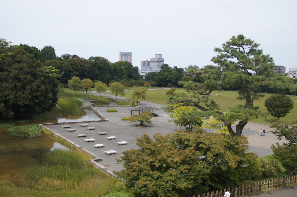 DSC09432 Gyokusen'inmaru Garden viewed from Kanazawa Castle