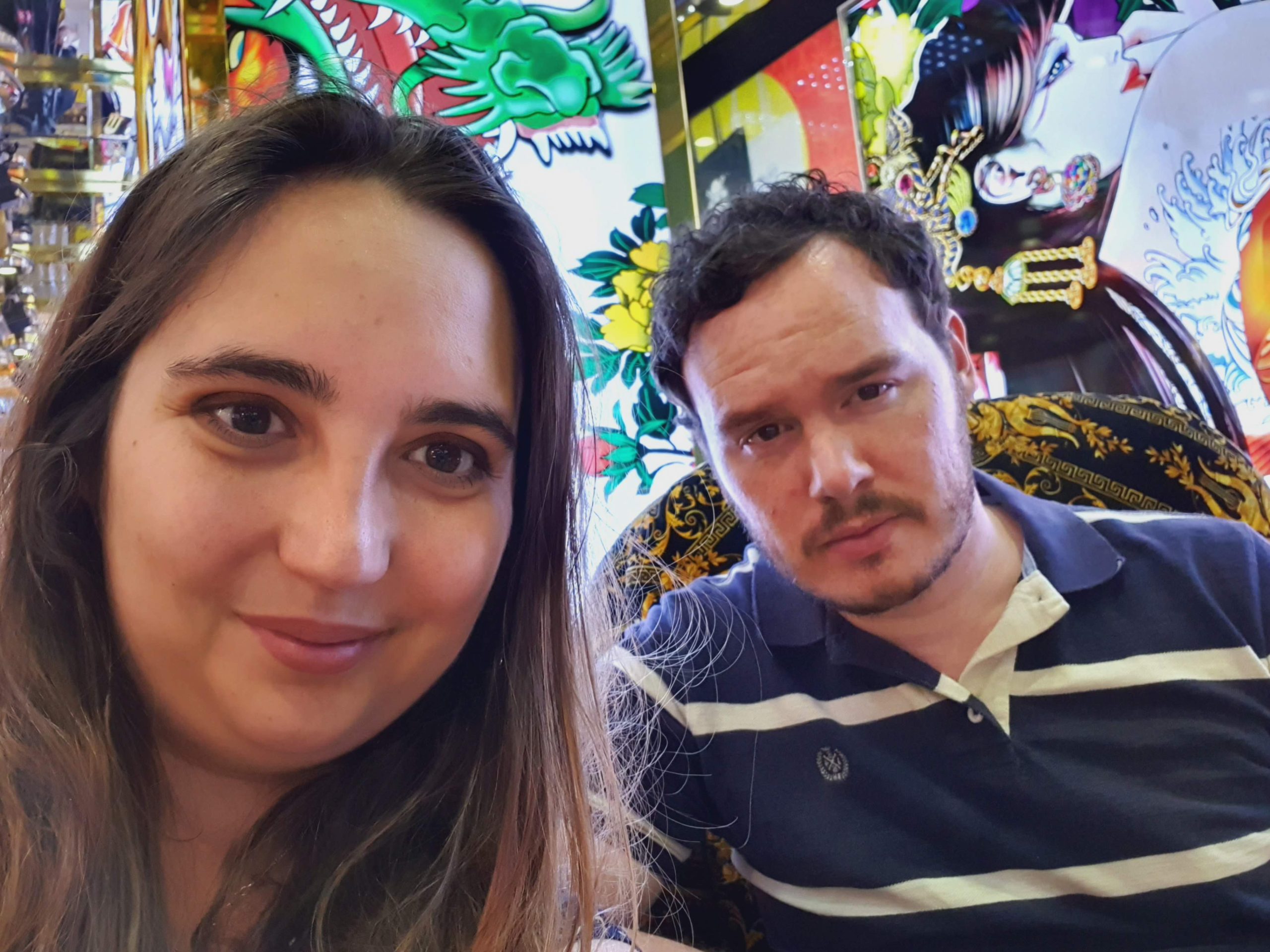 Robot Restaurant 24 scaled Kat and Gary at Robot Restaurant during their 2019 visit