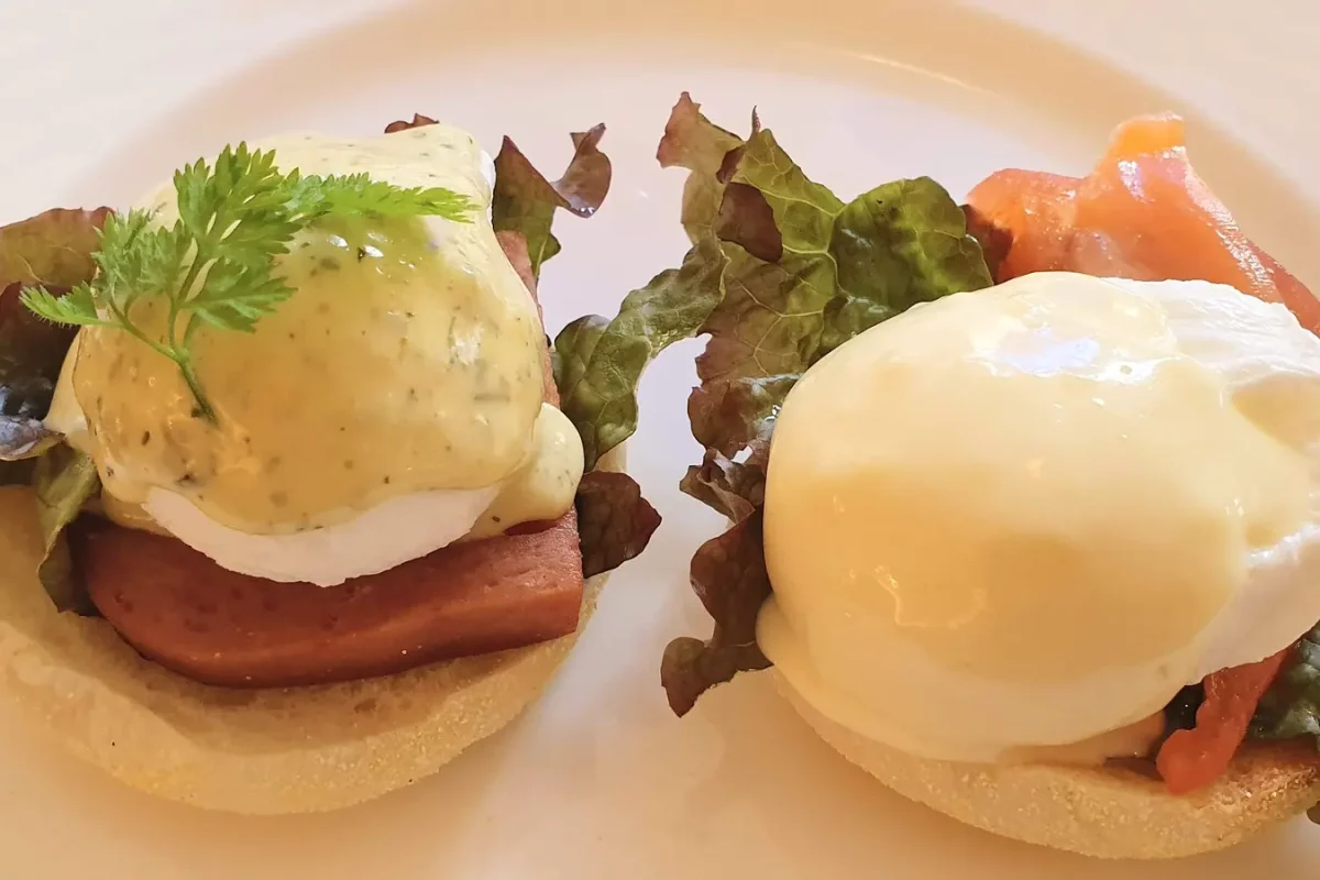 Plated breakfast at The Naha Terrace
