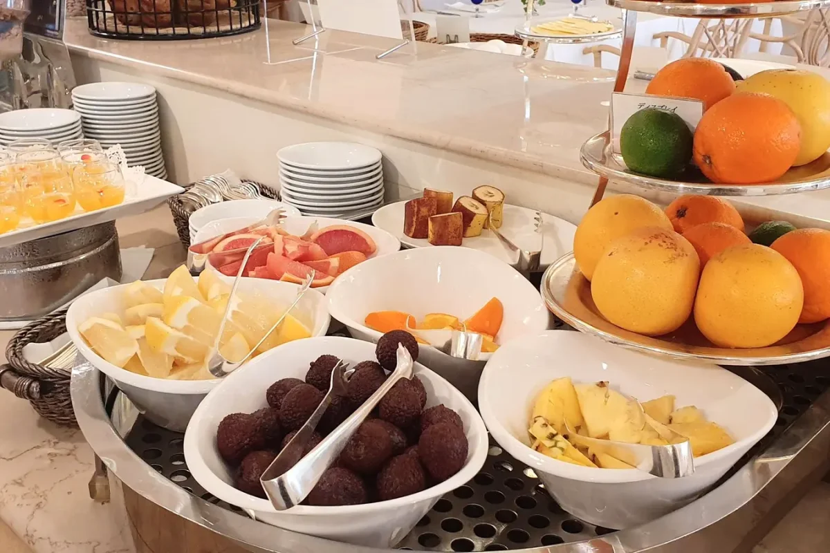 Breakfast buffet at The Naha Terrace in Naha