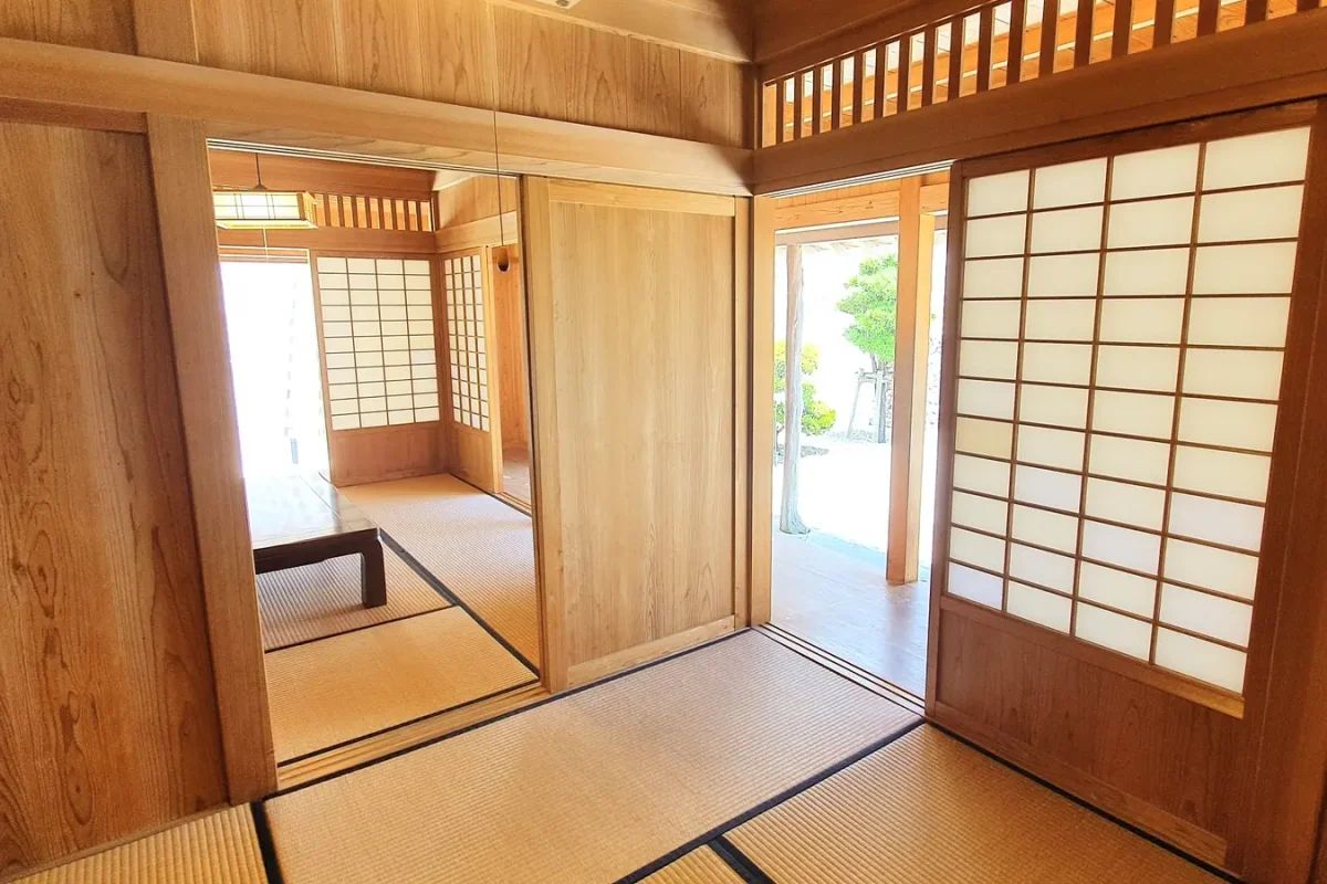 okinawa traditional house interior at prefectural museum 11364 Interior of a traditional house at Okinawa Prefectural Museum