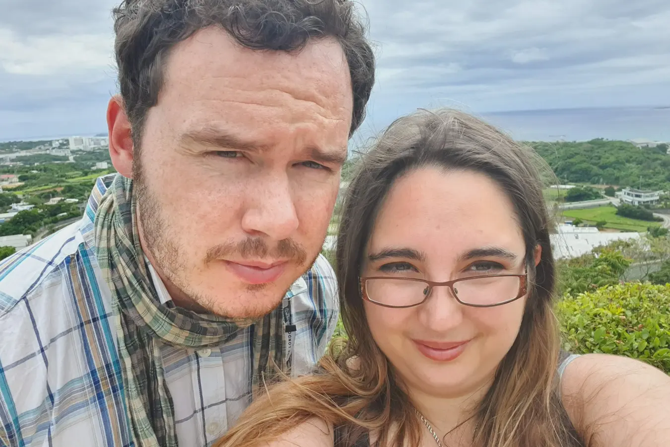 Kat and Gary at Pizza in the Sky