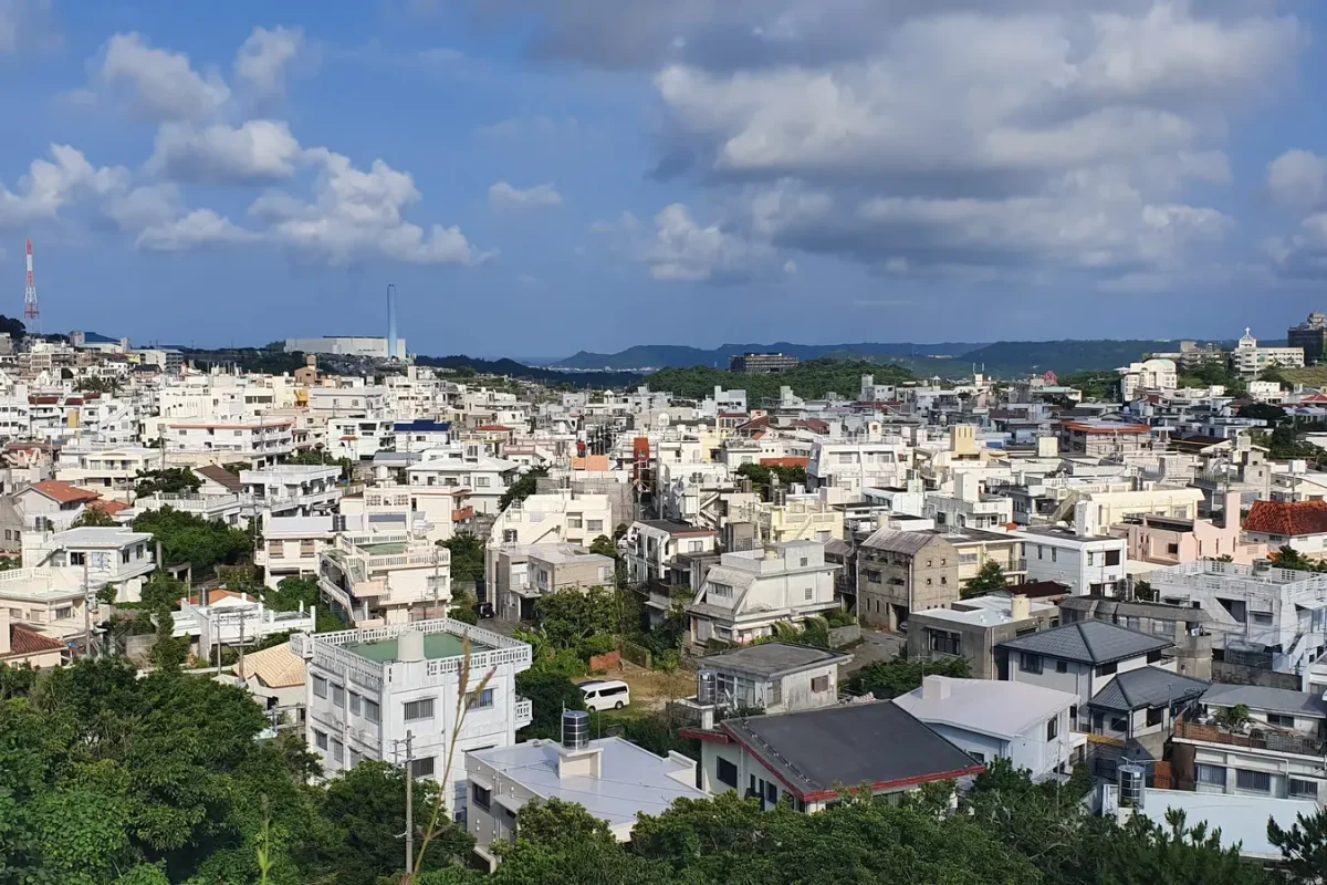 uf d0c4e37f8be5427f Panoramic view over Naha, Okinawa, from Shuri Castle