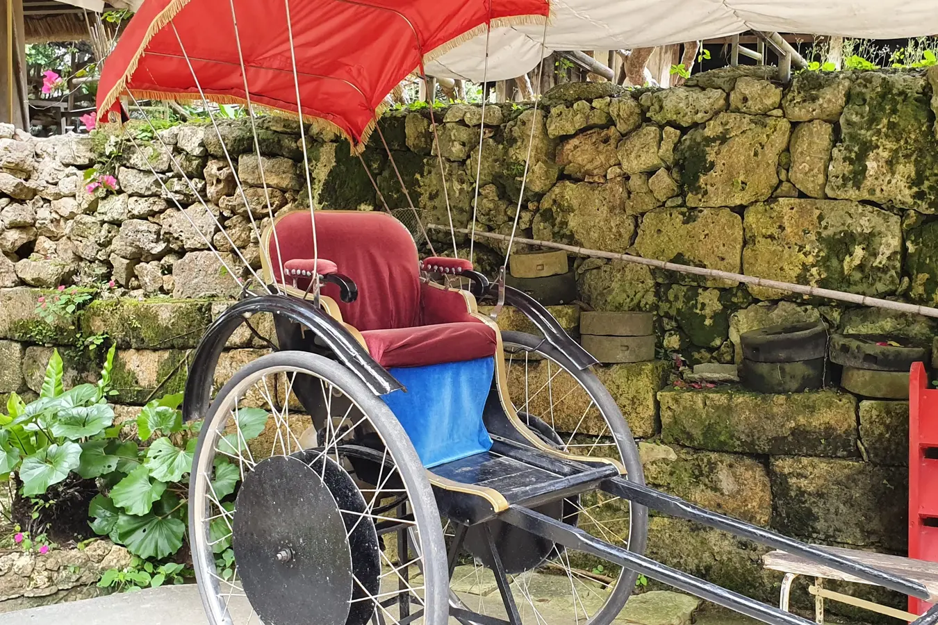 Rickshaw at Ryukyu Mura